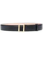 Acne Studios ceinture en cuir à boucle - Noir - thumbnail