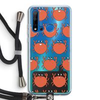 Krab: Huawei P20 Lite (2019) Transparant Hoesje met koord