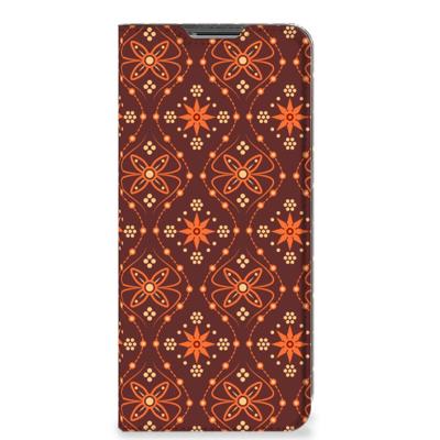OPPO Find X5 Lite | Reno7 5G | Hoesje met Magneet | Batik Brown OPPO Find X5 Lite | Reno7 5G | Hoesje met Magneet | Batik Brown