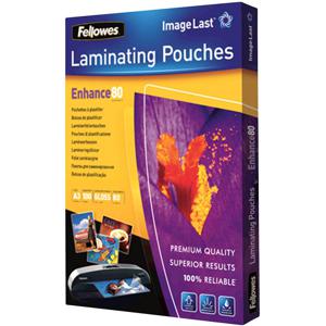 Fellowes Lamineerfolie DIN A3 80 micron glanzend 100 stuk(s)