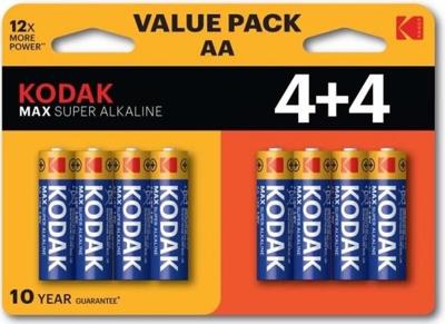 Enzo Kodak MAX alkaline batterij | AA | blister (8) - 3017200