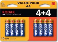 Enzo Kodak MAX alkaline batterij | AA | blister (8) - 3017200