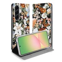 Samsung Galaxy A57 | Standcase | Hoesje Dark Flowers