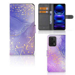 Hoesje voor Xiaomi Redmi Note 12 5G | Poco X5 Watercolor Paars