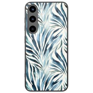 Samsung Galaxy S25 glazen hardcase - Japandi waves
