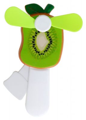 Gerimport handventilator junior 4,5 x 2 x 1 cm groen/wit