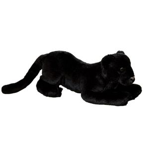 Pluche panter knuffel liggend 35 cm   -