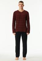 Schiesser Schiesser Heren Pyjama Long winered 183138 52/L
