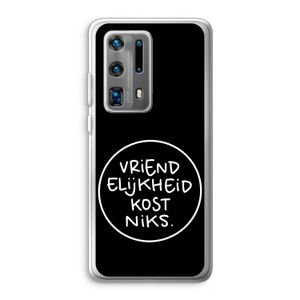 Vriendelijkheid: Huawei P40 Pro Plus Transparant Hoesje