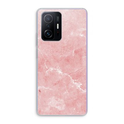 Roze marmer: Xiaomi 11T Transparant Hoesje