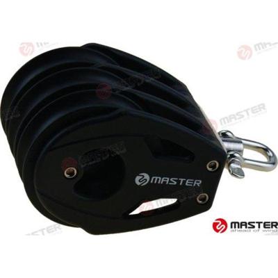 MVBB0705F - DRIEVOUDIGE POELIE MET WORTEL 75 mm