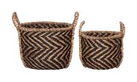 MUST Living Mand 'Basket' Rond XL, Set van 2 stuks