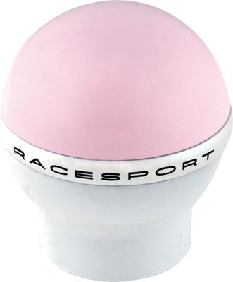 Race Sport pookknop aluminium 6 cm lift up reverse roze/wit Race Sport pookknop aluminium 6 cm lift up reverse roze/wit