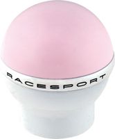 Race Sport pookknop aluminium 6 cm lift up reverse roze/wit - thumbnail
