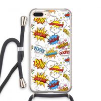 Pow Smack: iPhone 8 Plus Transparant Hoesje met koord