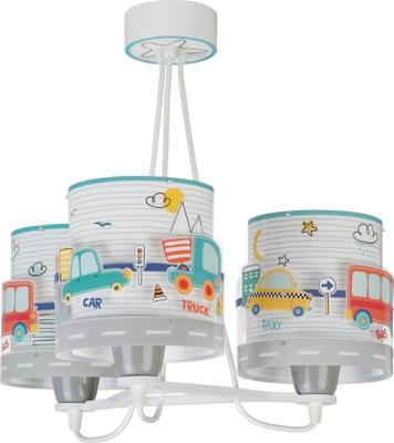Dalber Kinderkamer hanglampBaby Travel 3-lichts gekleurd - 61687