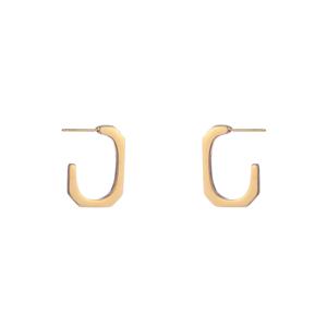 Day&Eve Oorbellen Hooked Hoops | Goud