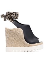 Stella McCartney espadrilles Gaia à plateforme - Noir