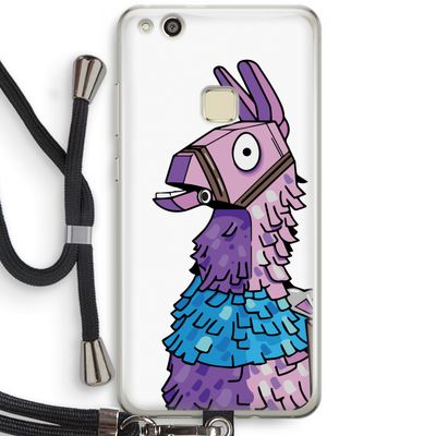Lama: Huawei Ascend P10 Lite Transparant Hoesje met koord