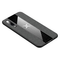 Voor Huawei P30 XINLI stiksels doek Textue schokbestendig TPU beschermhoes (grijs)