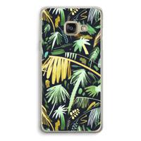 Tropical Palms Dark: Samsung Galaxy A3 (2016) Transparant Hoesje