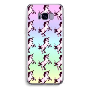 Musketon Unicorn: Samsung Galaxy S8 Plus Transparant Hoesje