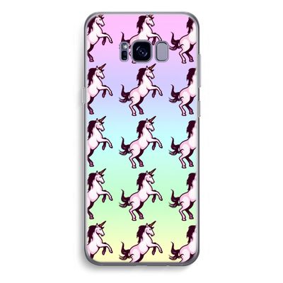Musketon Unicorn: Samsung Galaxy S8 Plus Transparant Hoesje