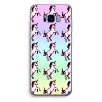 Musketon Unicorn: Samsung Galaxy S8 Plus Transparant Hoesje