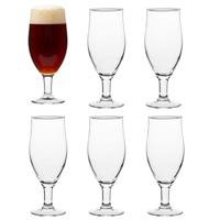 Vicrila Speciaalbier Glas - 6x - Dunkel - gehard glas - 47 cl - speciaalbier glazen - bierproeverij
