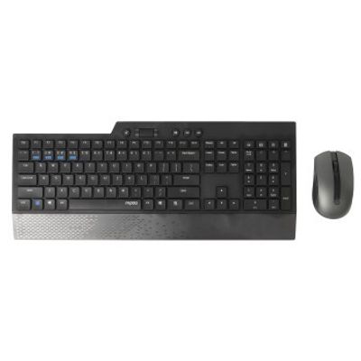 Rapoo 8200T Multimodus Draadloze Desktop Combo Set Zwart QWERTY US