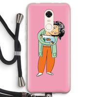 Visknuffel: Xiaomi Redmi 5 Transparant Hoesje met koord