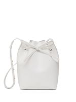 Mansur Gavriel sac seau à effet peau de serpent - Blanc - thumbnail