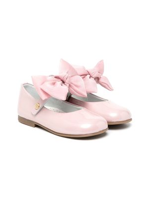ANDANINES ballerines à détail de nœud - Rose