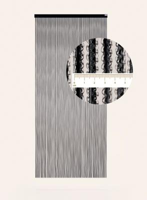 Degor Vliegengordijn Yarah Zwart 90 x 210 cm