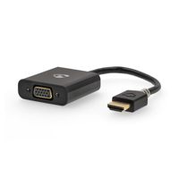 Nedis HDMI-adapter naar VGA & minijack verguld