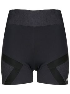 AMIR SLAMA GYM short à taille haute - Bleu