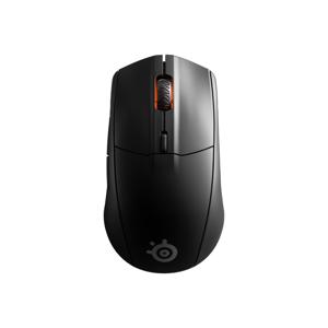 Steelseries Rival 3 Wireless Ergonomische gaming-muis Bluetooth, Radiografisch Optisch Zwart 6 Toetsen 18000 dpi Verlicht, Ergonomisch