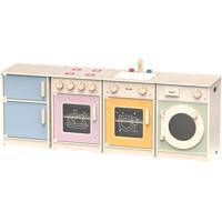 VIGA minispeelkeuken, h: 50(56,9) cm, l: 130 cm, b: 30 cm, 4 onderdelen/ 1 doos