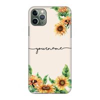Zonnebloemen: Volledig geprint iPhone 11 Pro Max Hoesje