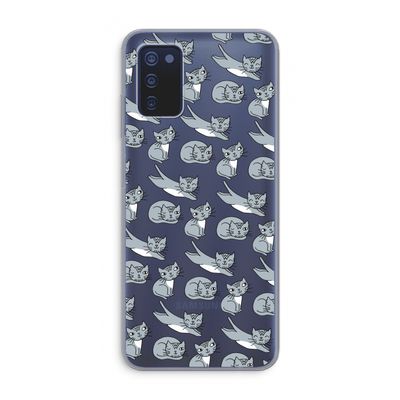 Poezen: Samsung Galaxy A03s Transparant Hoesje