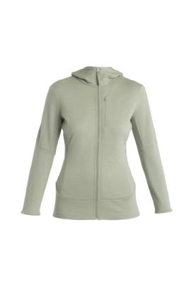 Icebreaker 260 Quantum IV LS Zip Hoody Vest Dames Lichen L