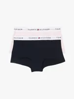 Tommy Hilfiger 2-pak meisjes Hipster - Roze streep - Katoenen meisjes onderbroeken