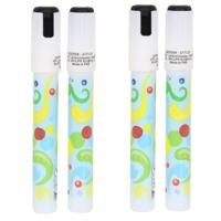 Svenska Living raam/spiegelstiften - 4x stuks - wit - kunststof - afwasbaar