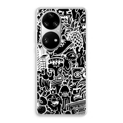 Vexx Black Mixtape: Huawei P50 Pro Transparant Hoesje