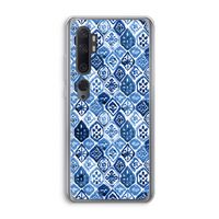 Blauw motief: Xiaomi Mi Note 10 Transparant Hoesje