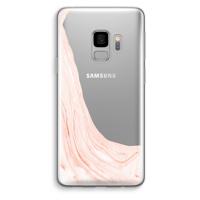 Peach bath: Samsung Galaxy S9 Transparant Hoesje