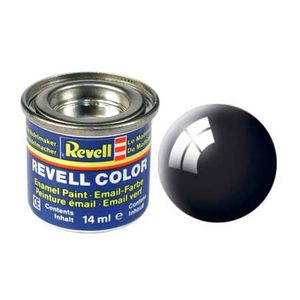 Revell Black, gloss RAL 9005 14 ml-tin schaalmodel onderdeel en -accessoire Verf