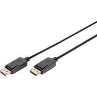 Digitus AK-340100-020-S DisplayPort-kabel DisplayPort Aansluitkabel DisplayPort-stekker, DisplayPort-stekker 2.00 m Zwart