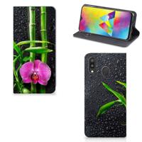 Samsung Galaxy M20 Smart Cover Orchidee