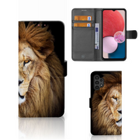 Samsung Galaxy A13 (4G) Telefoonhoesje met Pasjes Leeuw